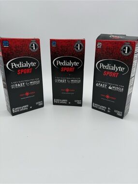 3x6 Combo Sport Fruit Punch Electrolyte Powder - Black & Red Box